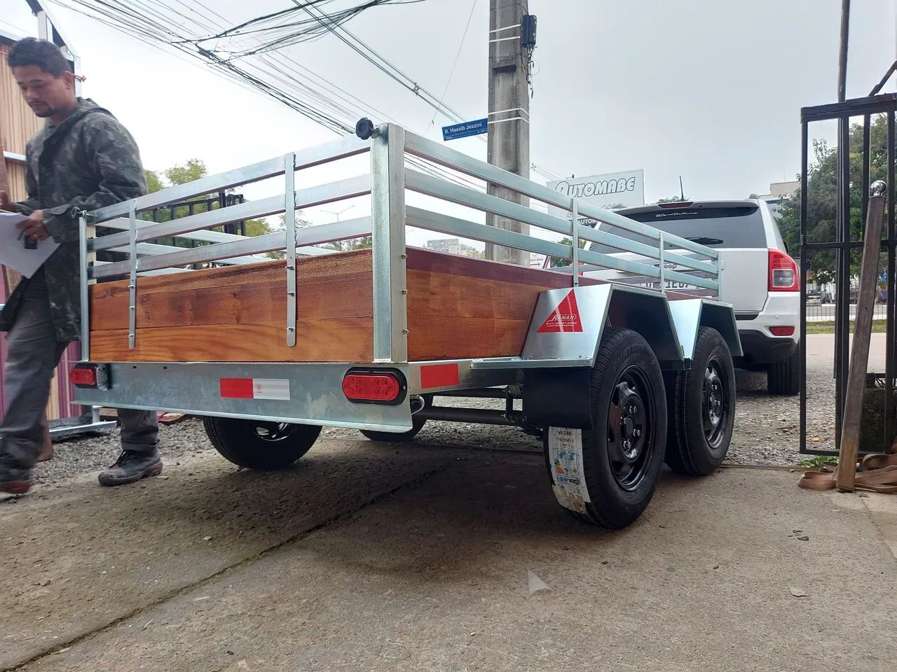 Carretinhas Reboques 250x140 Grade alta 