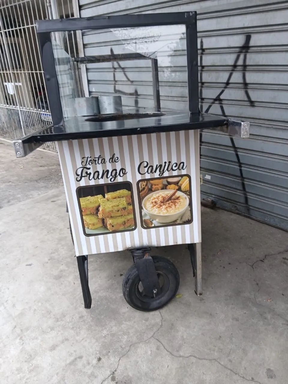 Carinho de lanche móvel  - Foto 3