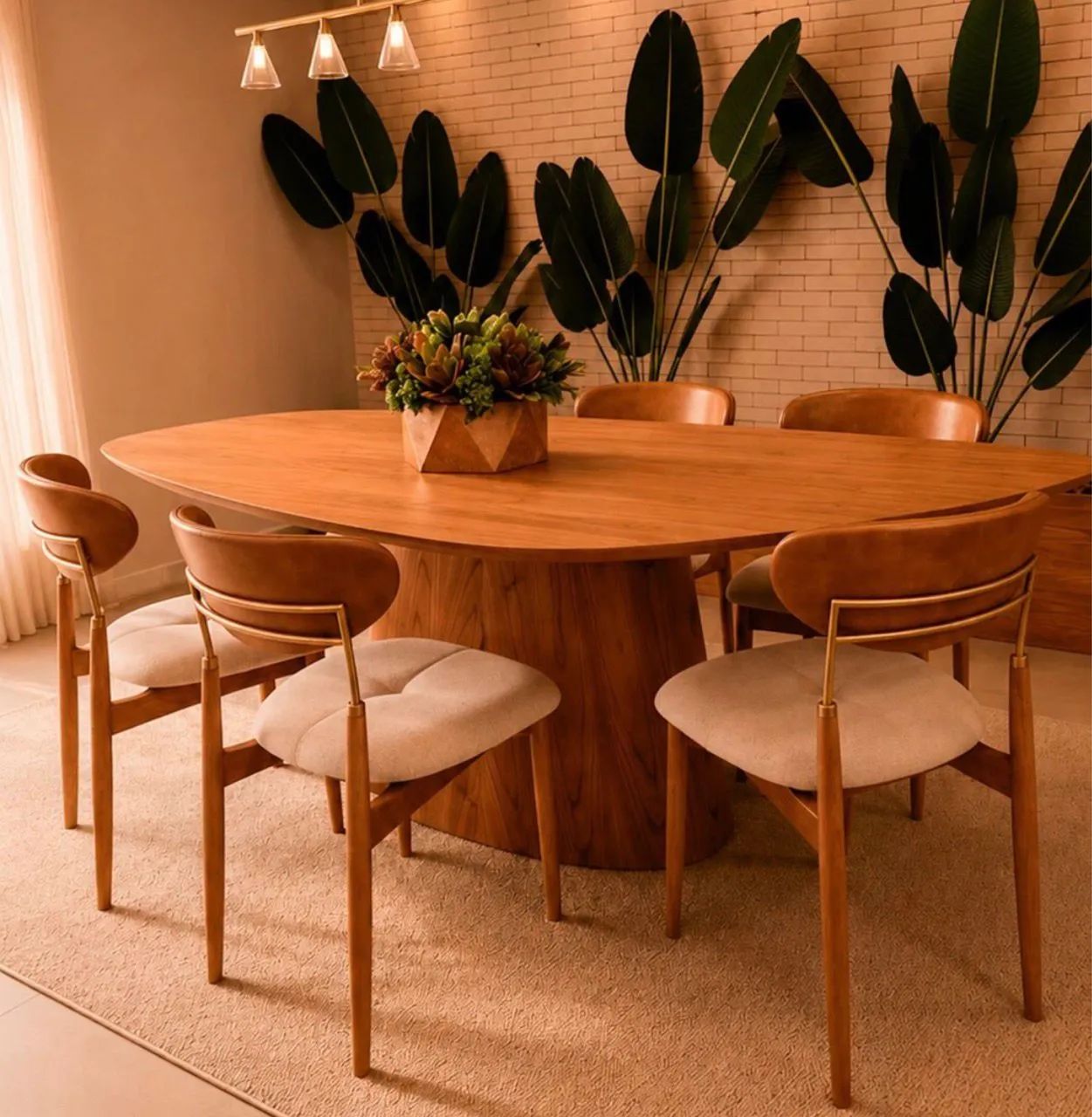 Mesa orgânica moderna  - Foto 3