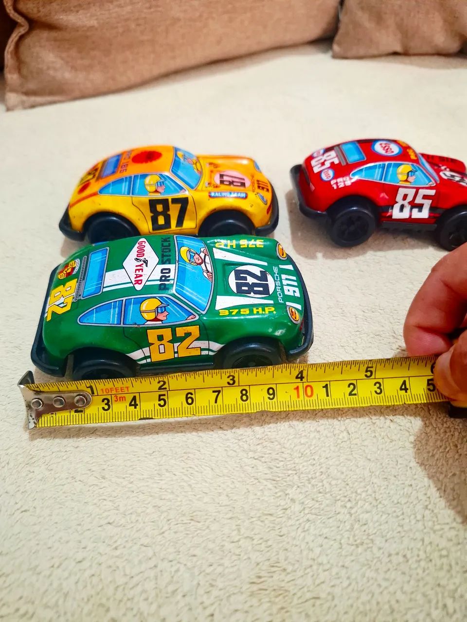 Miniatura Porsche de Lata Japonês  - Foto 4