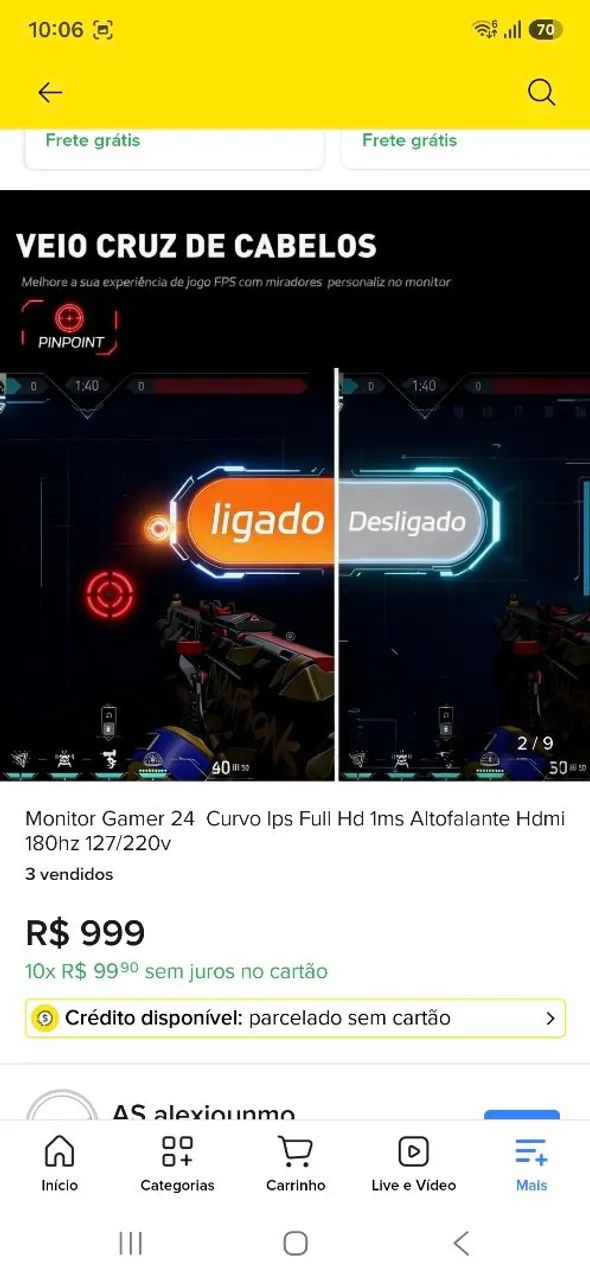Monitor Gamer 24 curvo Ips - Foto 3