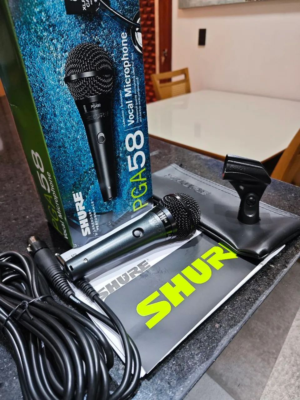 MICROFONE SHURE PGA58 DINÂMICO - Foto 2