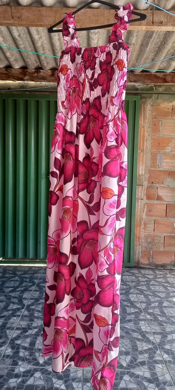 Vestido Longo Florido Novo. - Foto 3