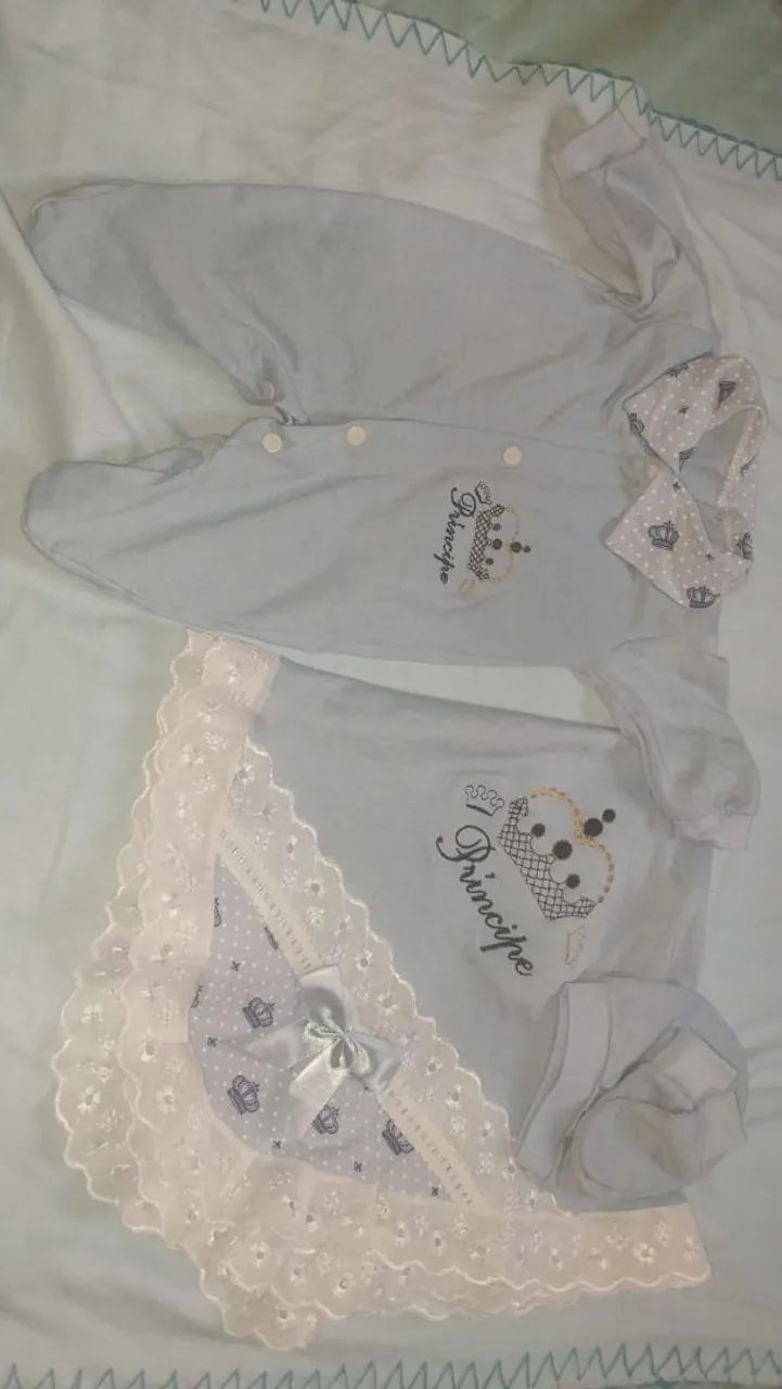 Kit saída maternidade Príncipe 