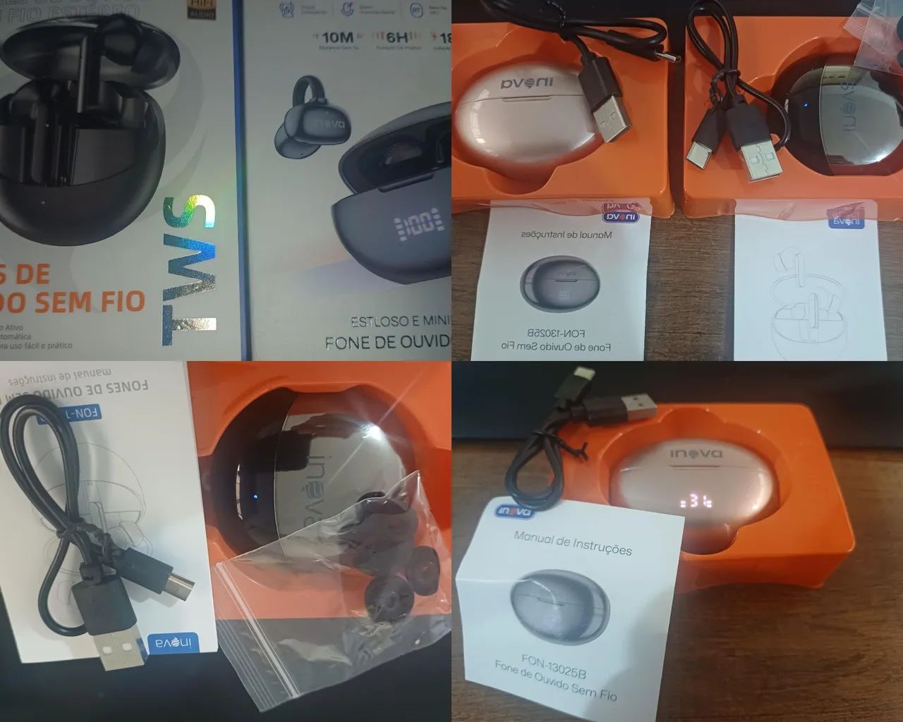 Fone de Ouvido Novos