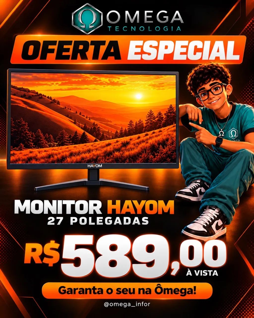 Monitor Hayom de 27 polegadas 