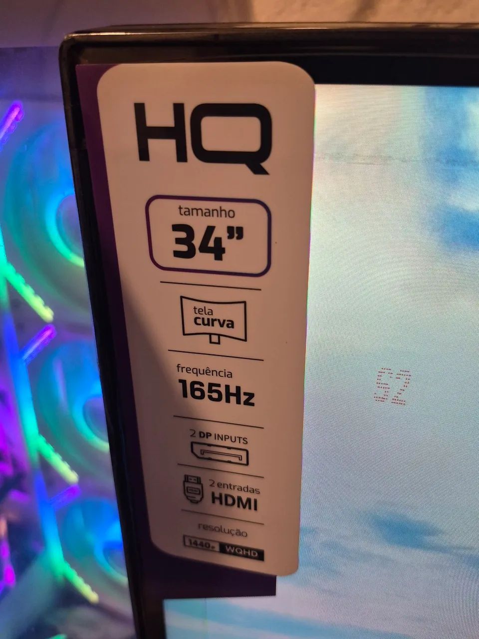 Monitor HQ Ultrawide Curvo 165hz  - Foto 3
