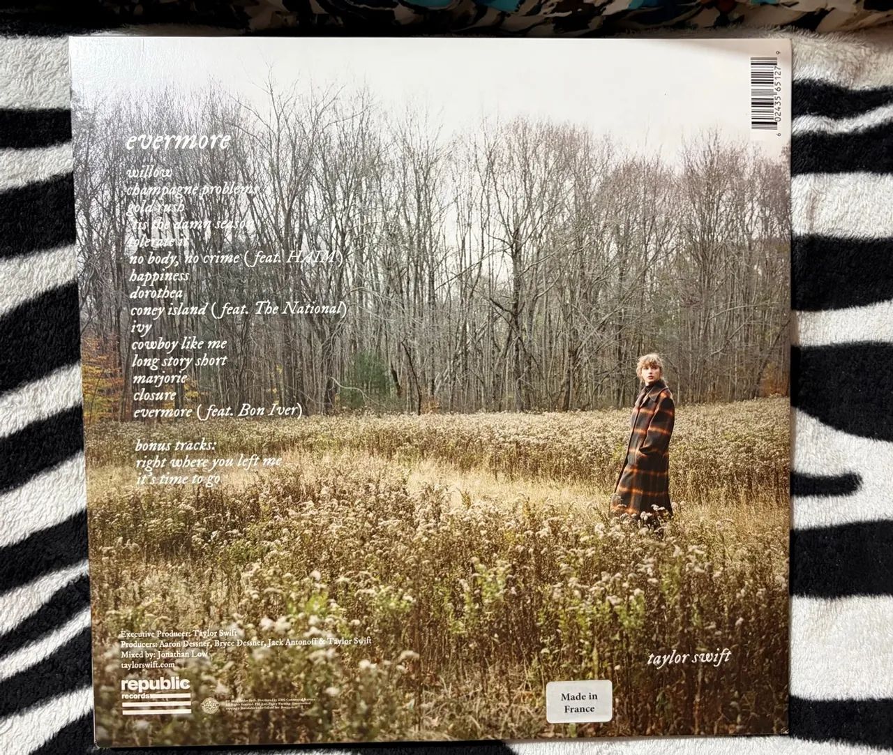Vinil Evermore - Taylor Swift (2021) Edição Francesa - Foto 4