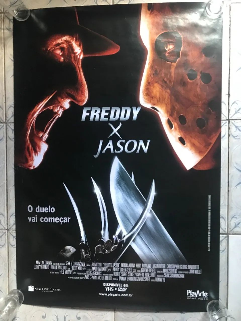poster freddy x jason (Locadora) 