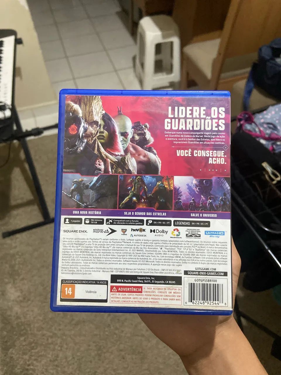 Guardiões da Galáxia mídia física para PS5 - Foto 2