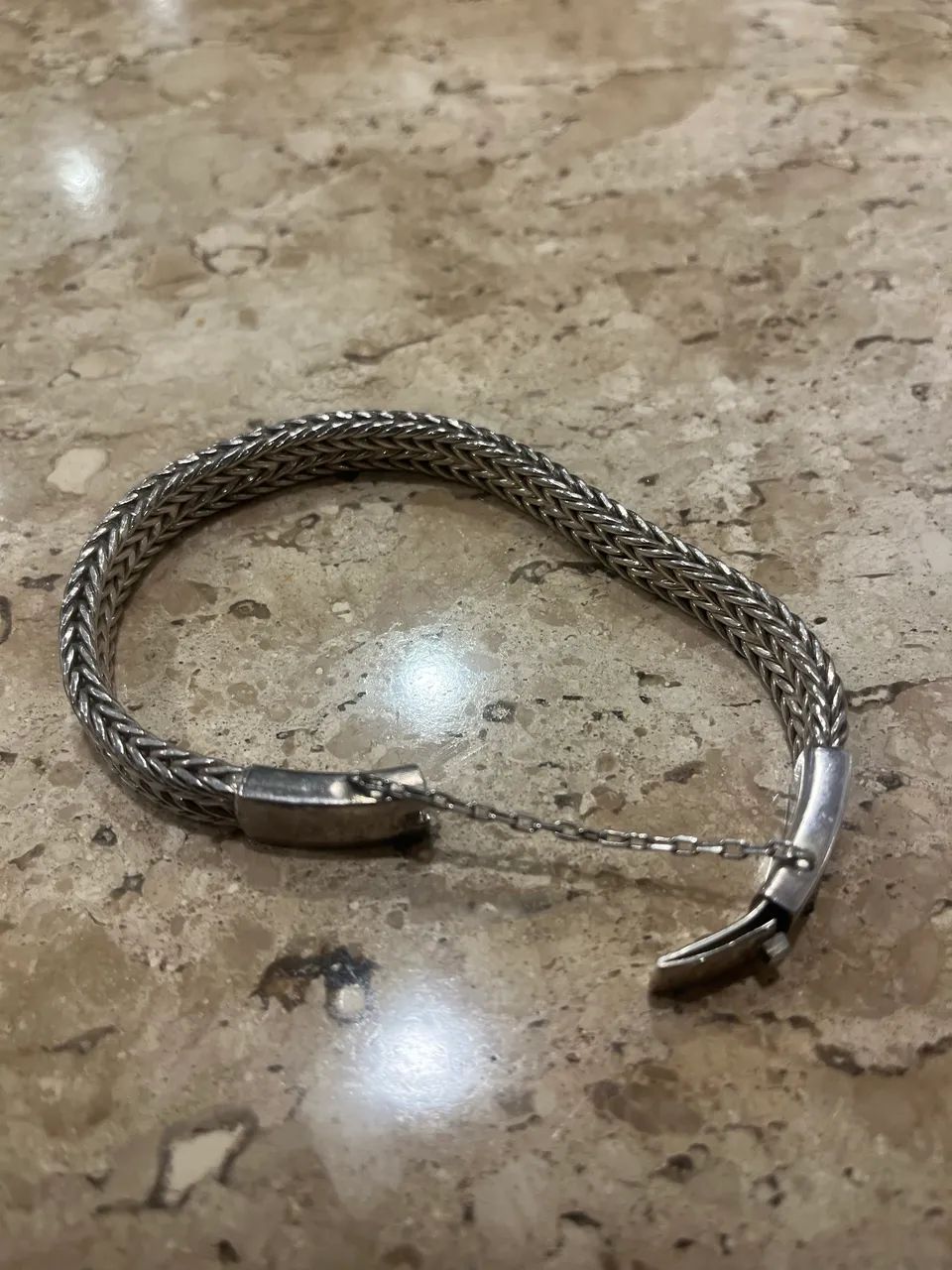 Pulseira prata 925  10 mm de espessura  - Foto 5