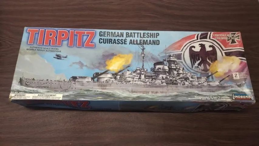 Kit Plastimodelismo Tirpitz German Battleship 1/350 Lindberg