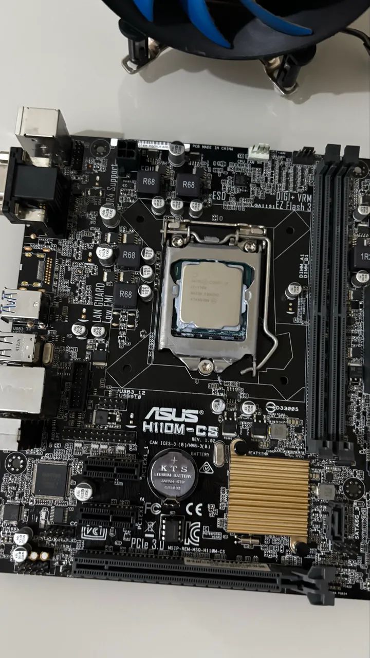 processador i7 7700 + placa mãe h110m-cs - Foto 4