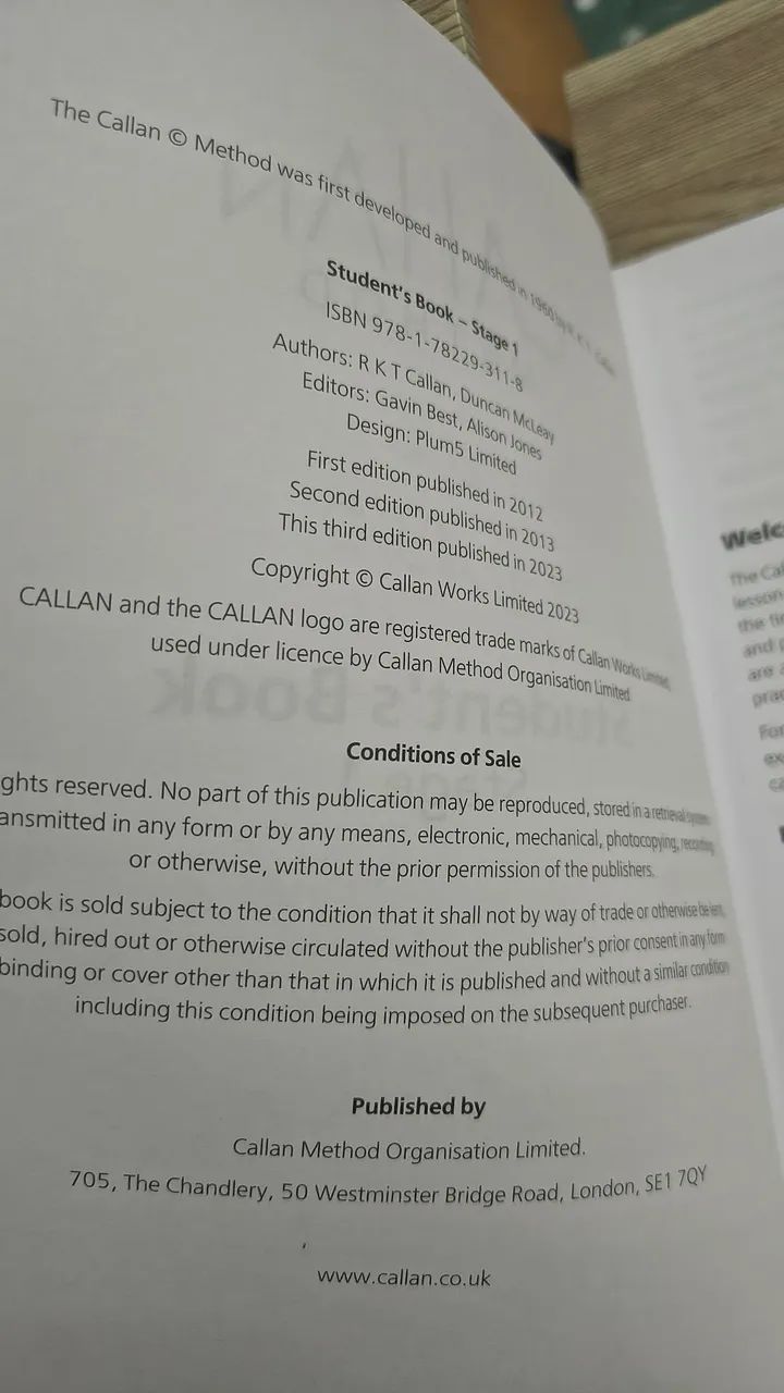 Livro callan method 1 - Foto 2
