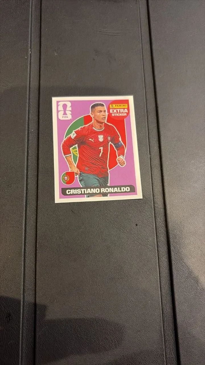 Figurinha Panini Cristiano Ronaldo Copa do Mundo 2026 Fifa Extra Sticker