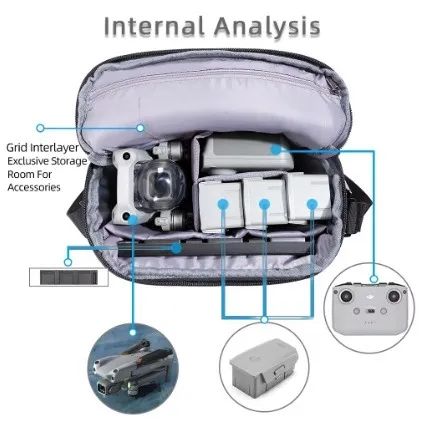 Bag Bolsa Original DJI para drone DJI Mini 3, Mini 4, Mini 2, DJI NEO, DJI air 2 - Foto 2