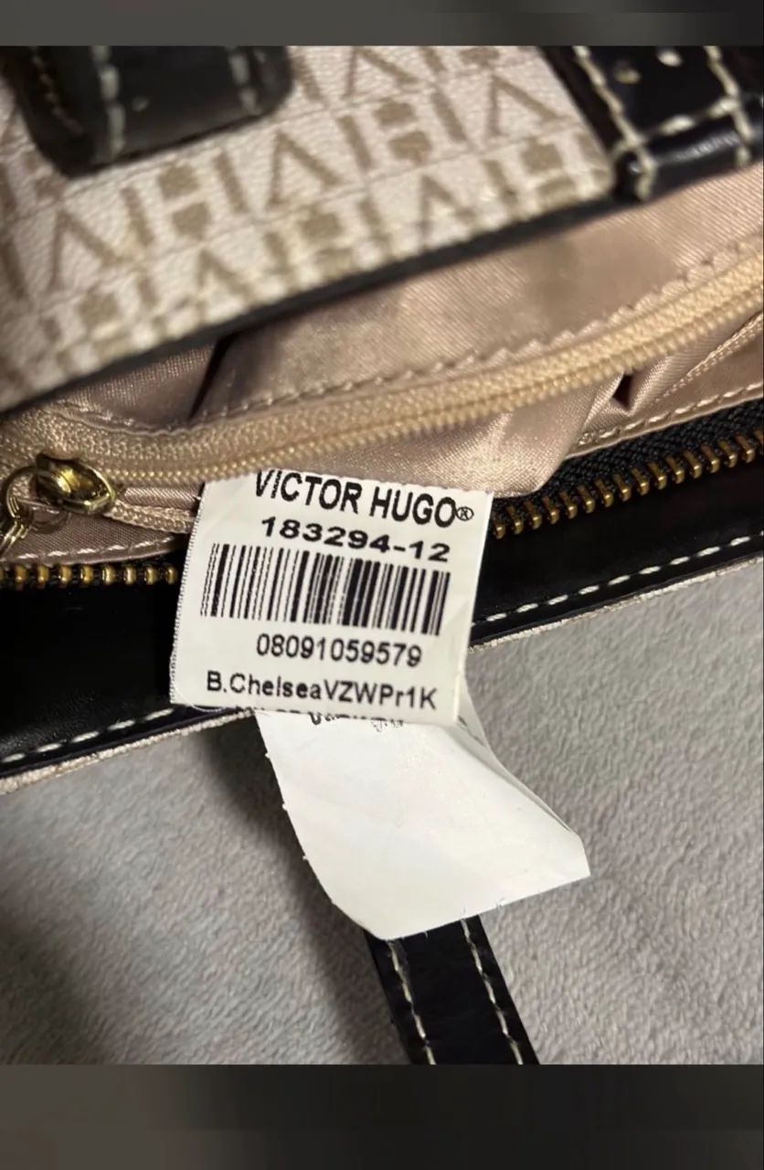 Bolsa preta Victor Hugo original  - Foto 2