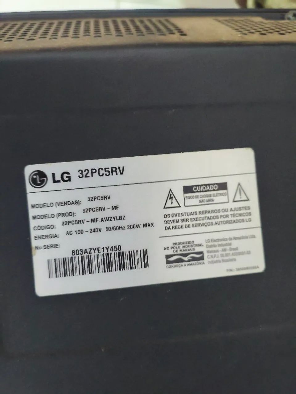 Tv de Plasma 32" LG