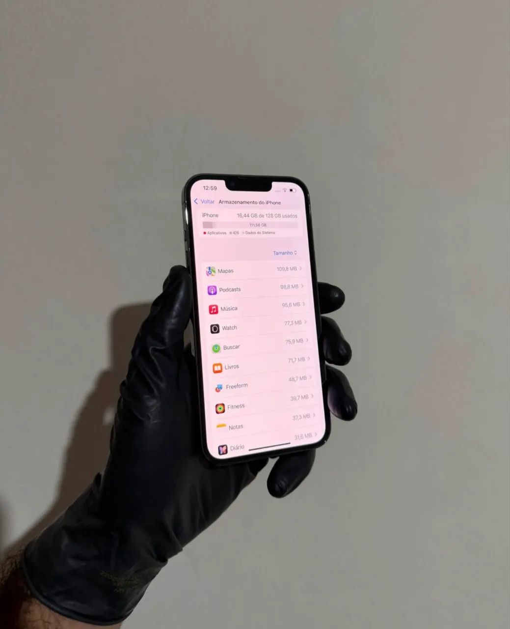 iPhone 13 Pro 128GB Grafite - Estado de Novo! - Foto 4