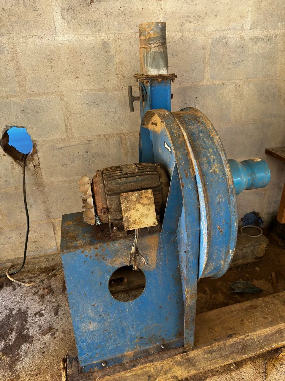 Exaustor de pó para marcenaria