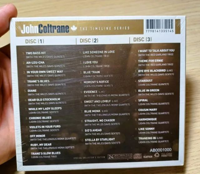 Cd John Coltrane - The Timeline Series Lacrado. Box Triplo - Foto 2