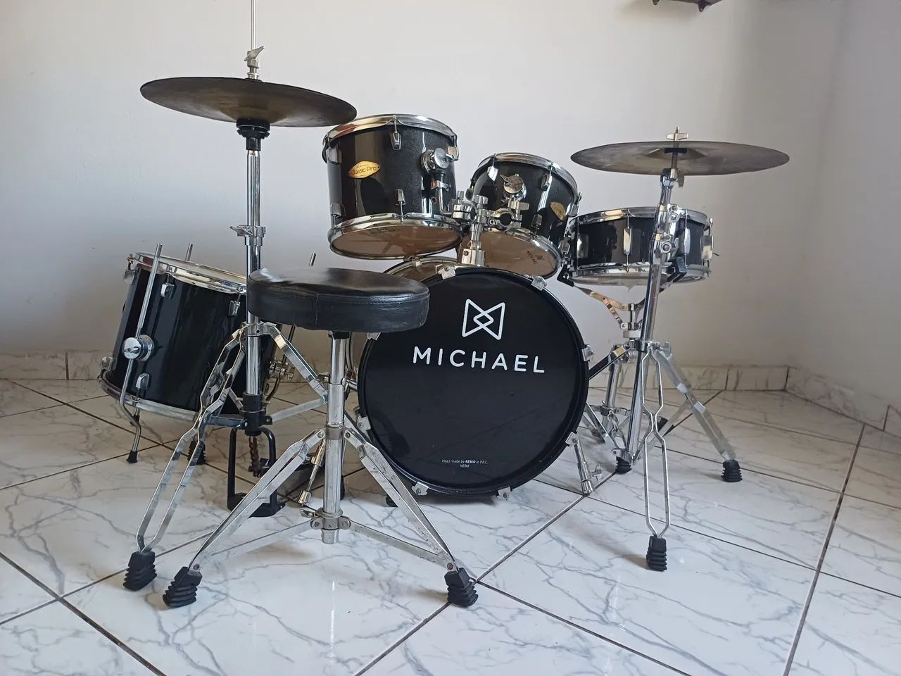 Bateria da marca Michael, pro seu filho ou vc arrasar - Foto 3