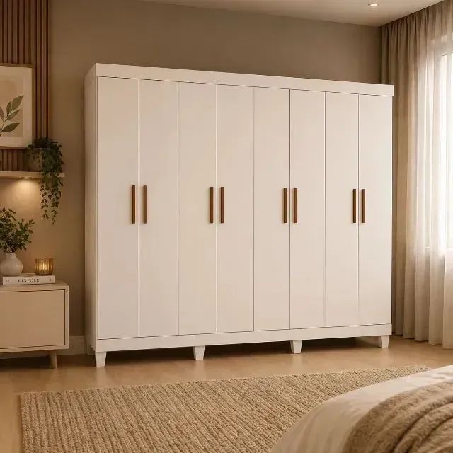 Guarda Roupa Rubi Branco