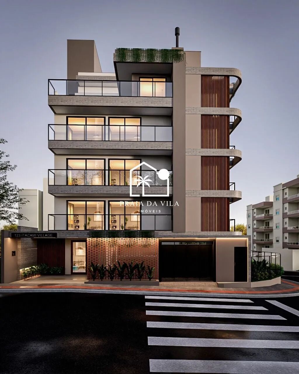 Studio Moderno em Condomínio Completo a 5 Minutos da Praia da Vila | Edifício Itacami Vill