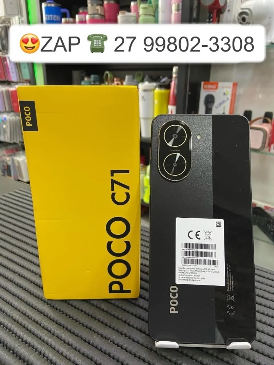 !!POCO C71 128GB 4GB RAM Dual SIM Tela 6.88"