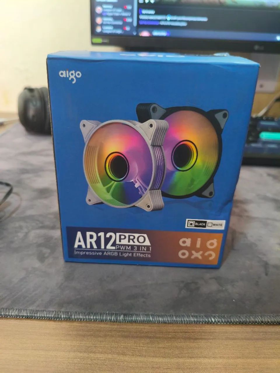 Kit 3 Fans Aigo AR12 - Foto 2