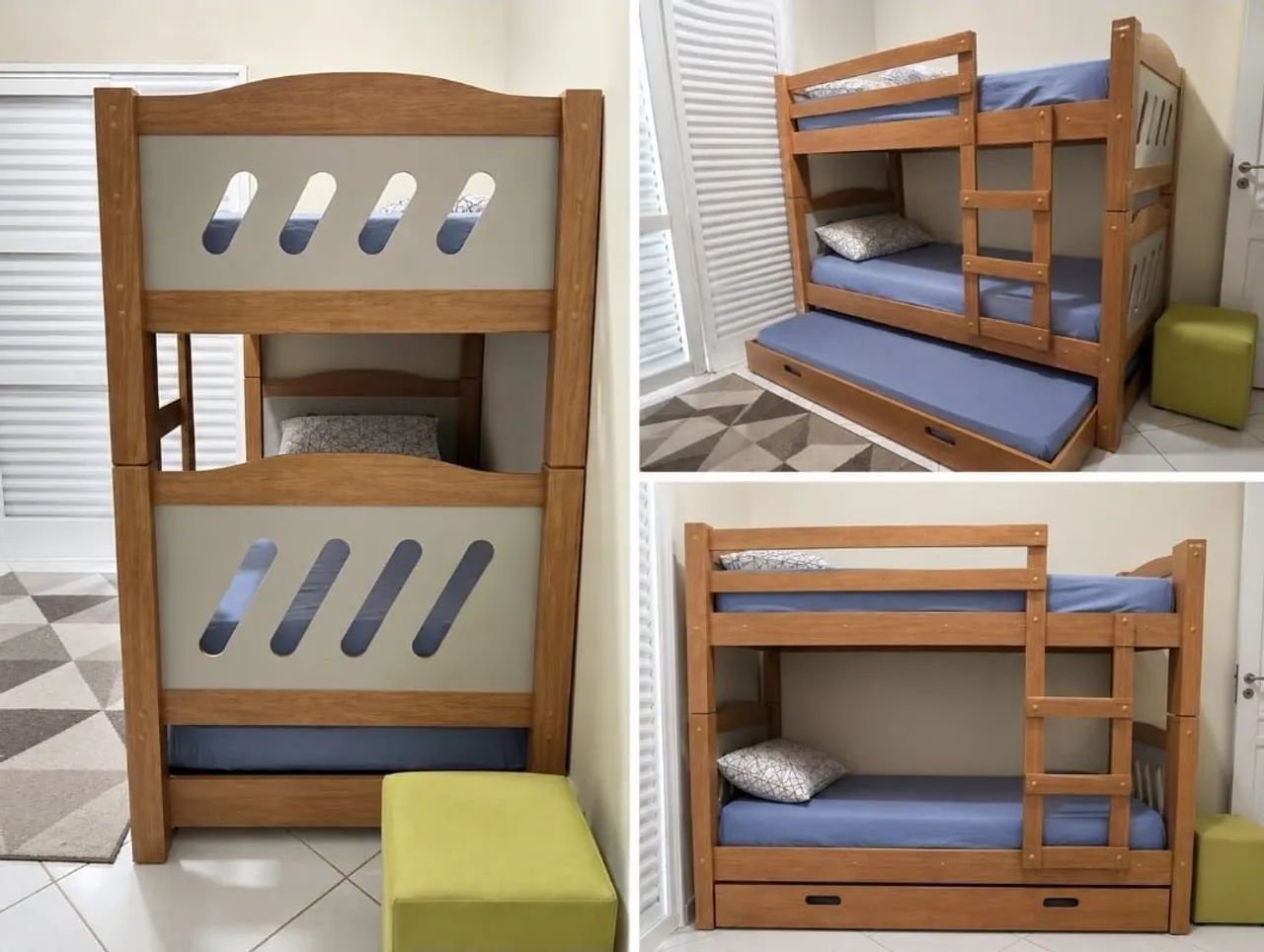 Beliche com cama auxiliar 