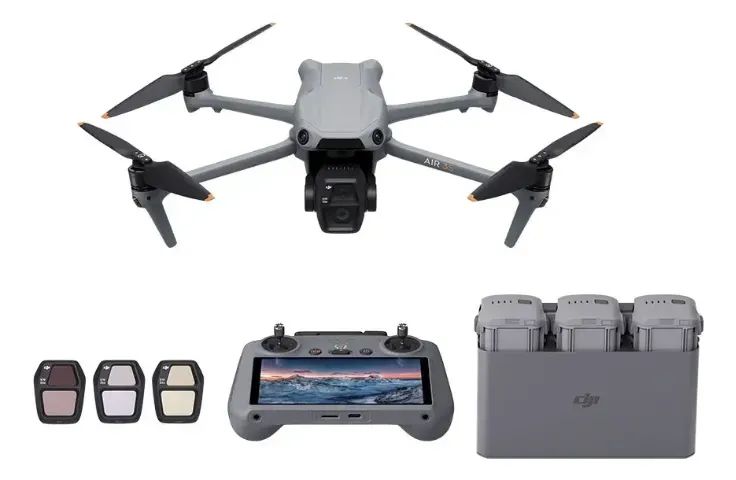 Drone Air 3s combo zero lacrado nota fiscal 