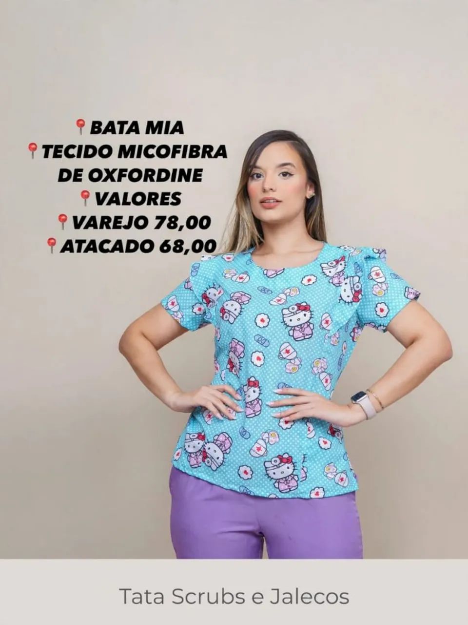 Bata para área da saúde 