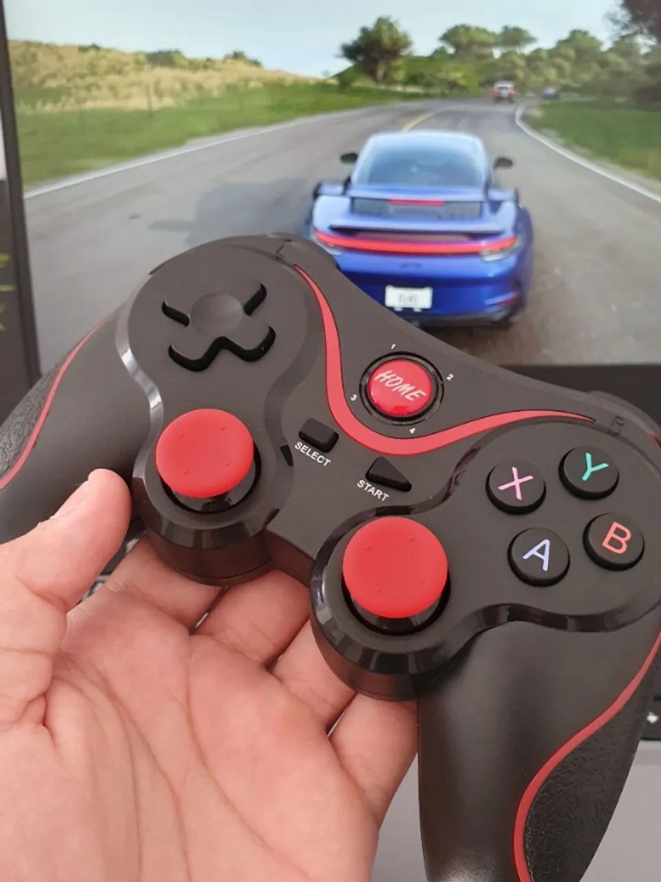 Controle Bluetooth X3 Compatível com Android iPhone PC TV - Foto 5