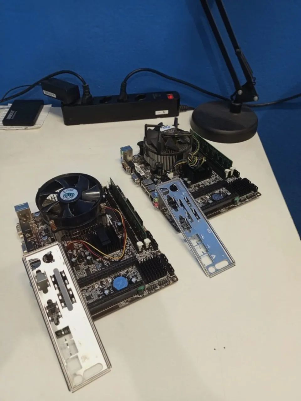 2 Placa Mãe G41 Socket 775 - Funcionando 100% - Acompanha CPU + RAM 4GB