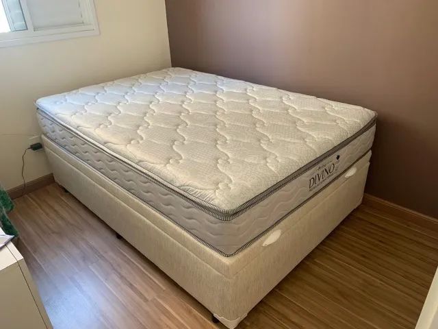 Cama box baú + colchão Probel 