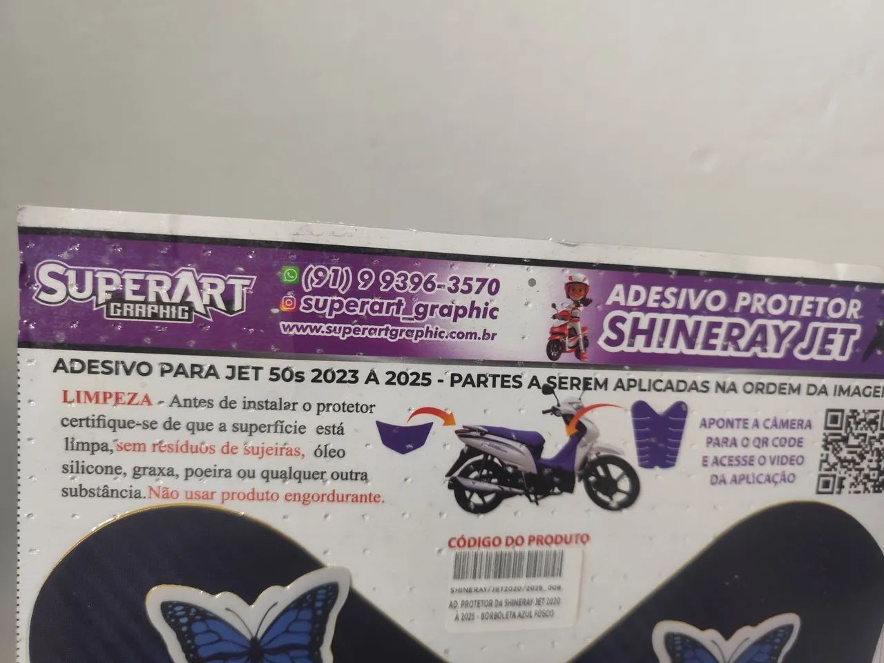 Adesivo protetor Shineray Jet 50 - Foto 2