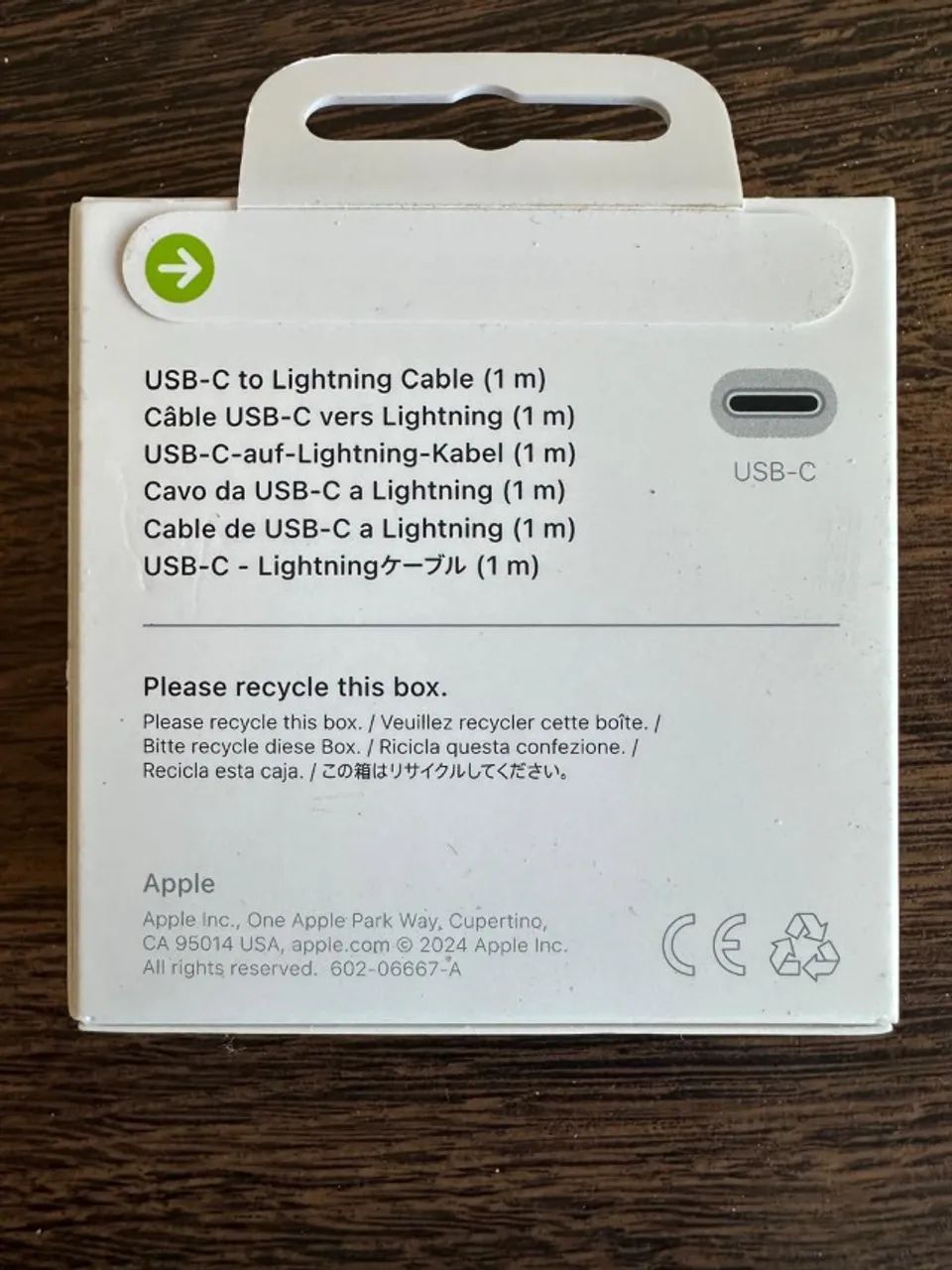 Cabo USB-C para Lightning (Apple Original) - Foto 2