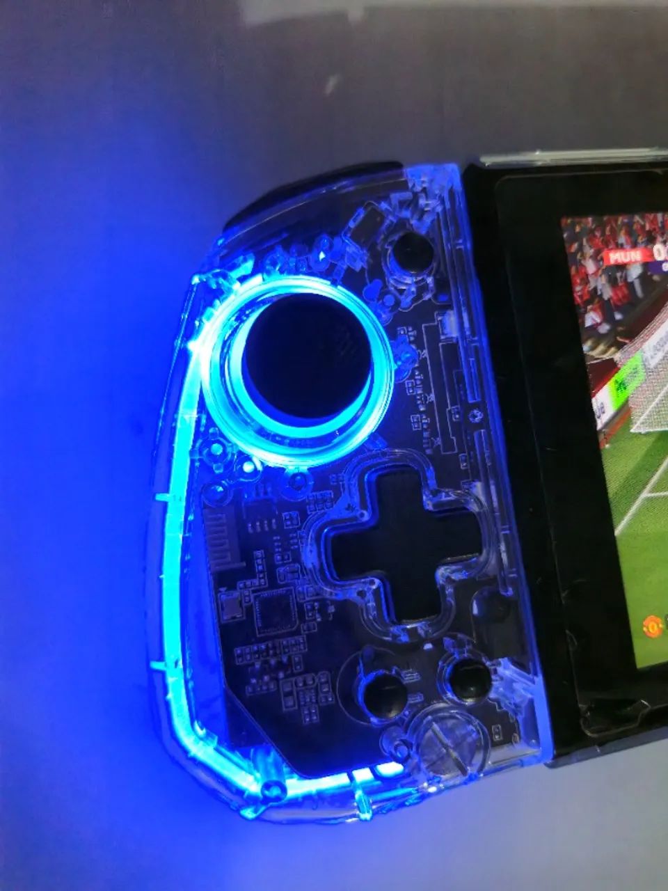 (NOVO) Controle LinYuvo KS40 Switch/OLED Clear com Bluetooth e Hall Effect - Foto 3