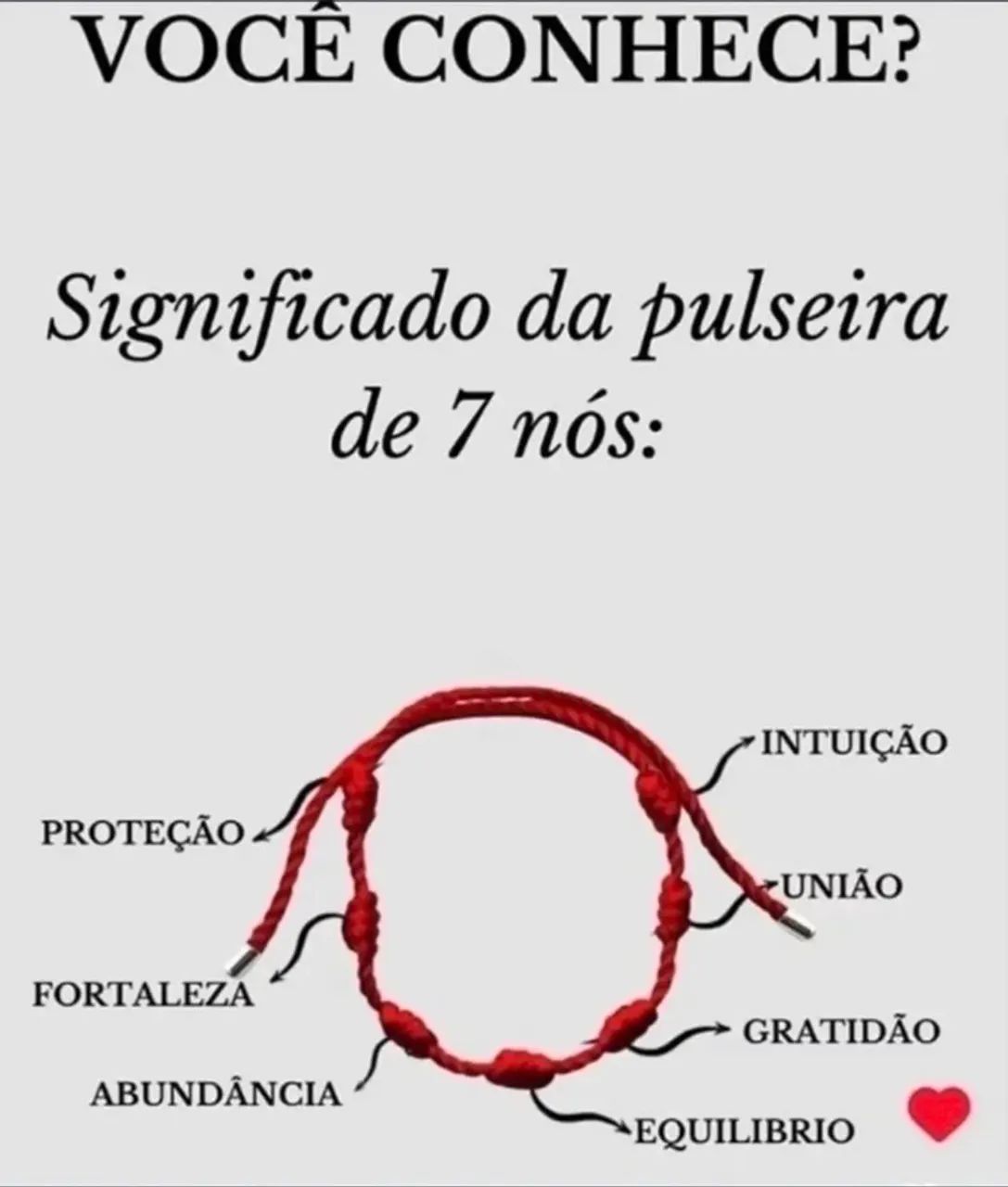 Pulseira simples 7 nós Kabbalah (use com fé) - Foto 2