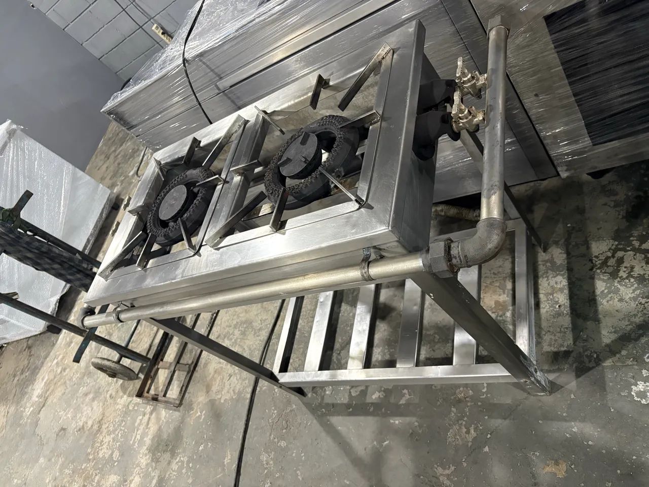 FOGÃO INDUSTRIAL 2 BOCAS EM AÇO INOX (Aceito Cartão)  - Foto 3