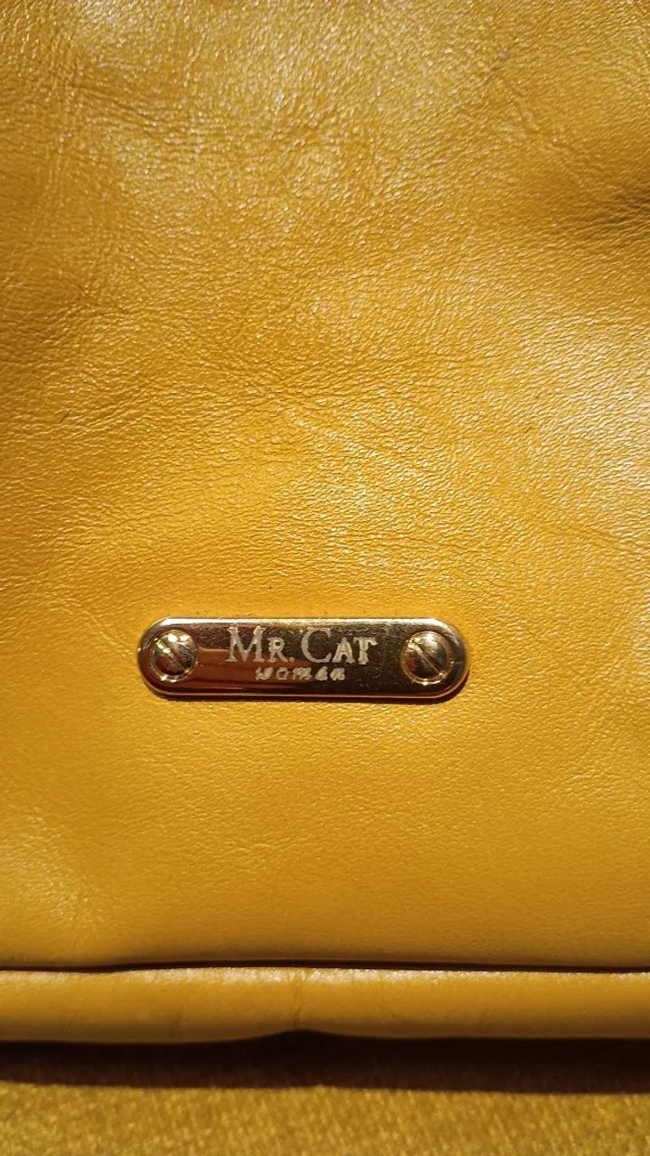 Bolsa em couro Mr Cat - Foto 5