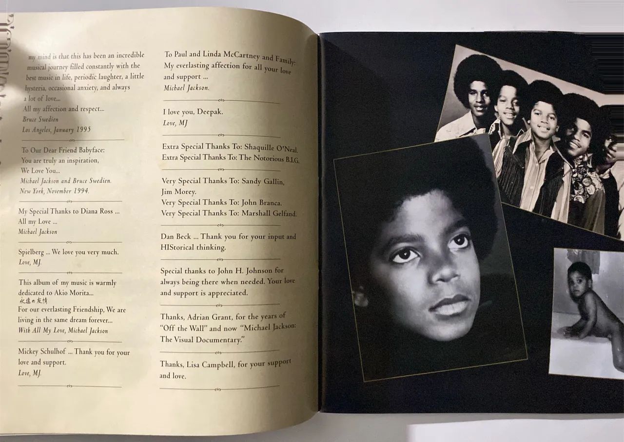 Michael Jackson - HIStory: Past, Present and Future - Book I