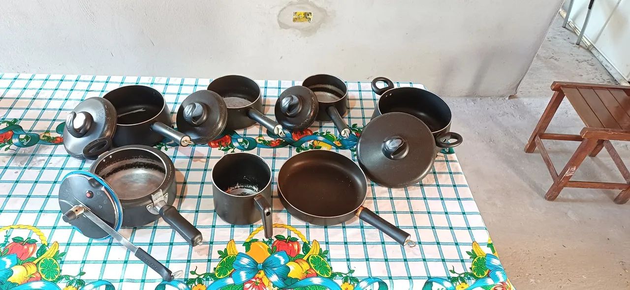 Conjunto de panela panex antiga usada  - Foto 2