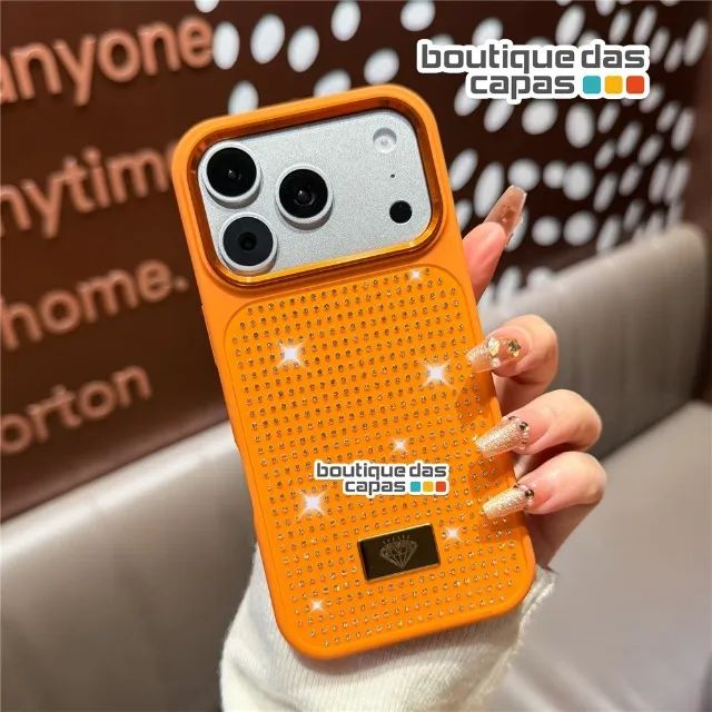 CAPA ANTI IMPACTO PEDRAS IPHONE 17 PRO MAX LUXO CLASSIC - COD *4  - Foto 4