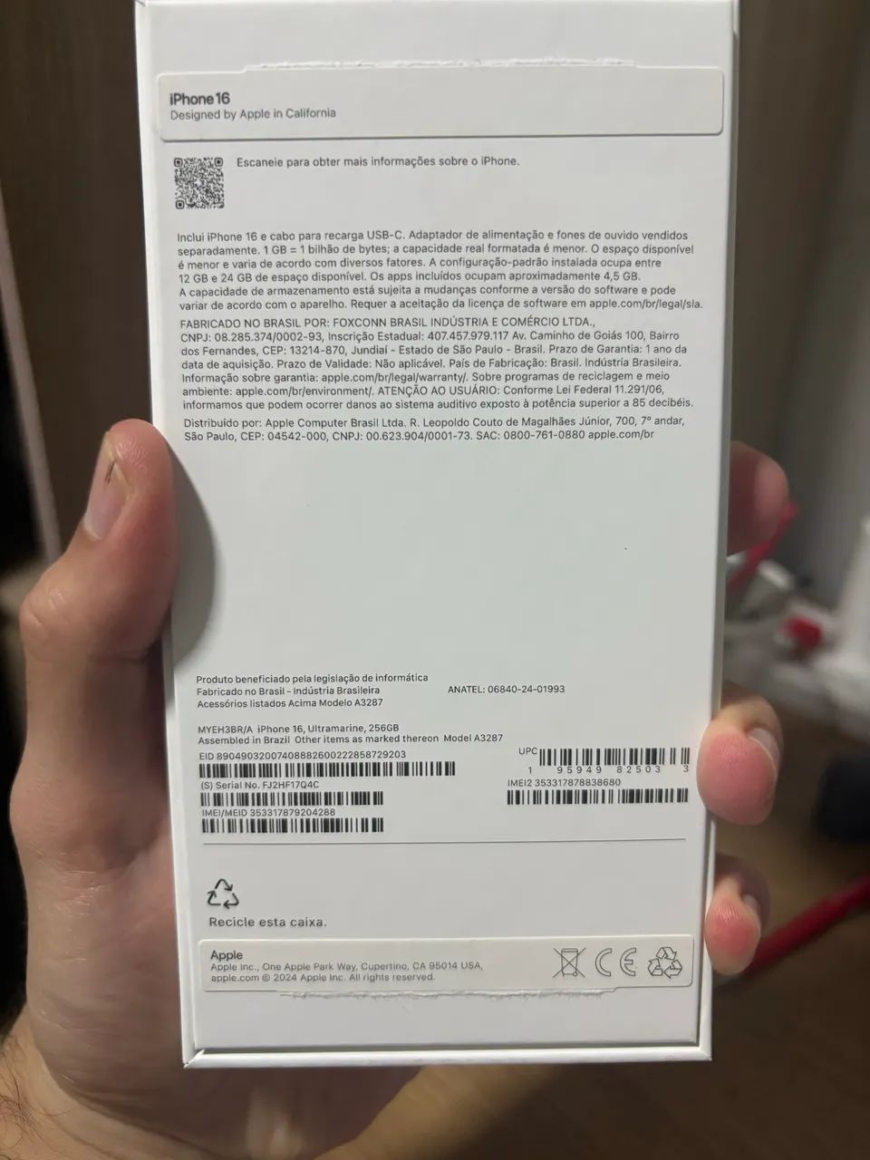 iPhone 16 256gb azul - Foto 2