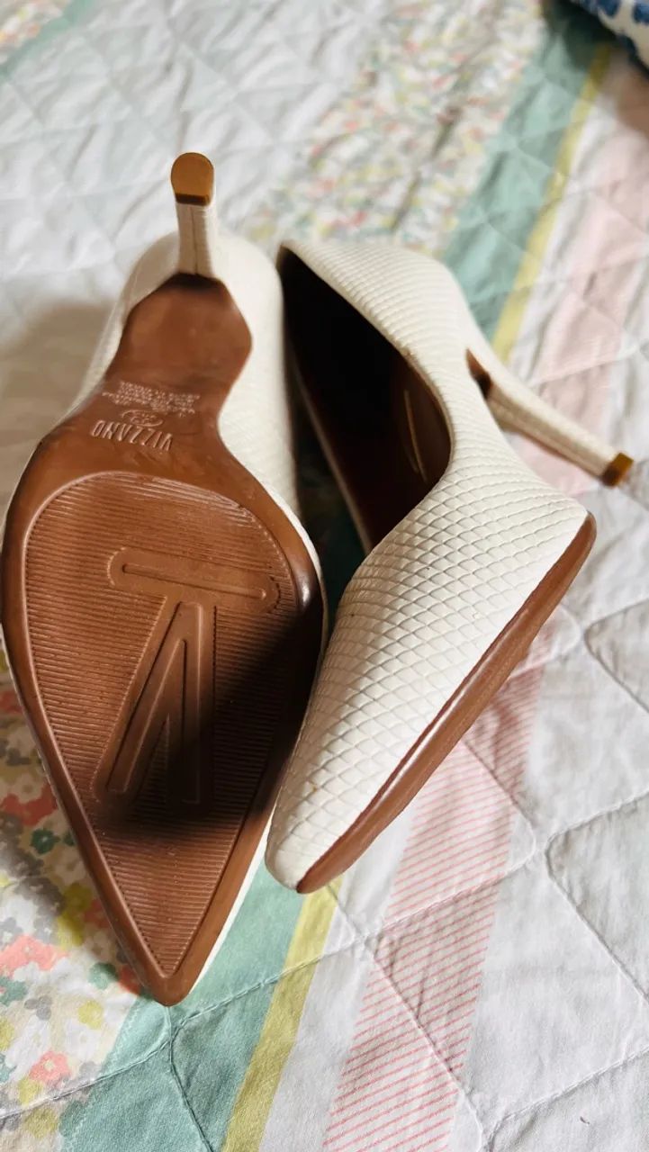 Scarpin branco luxo  - Foto 3