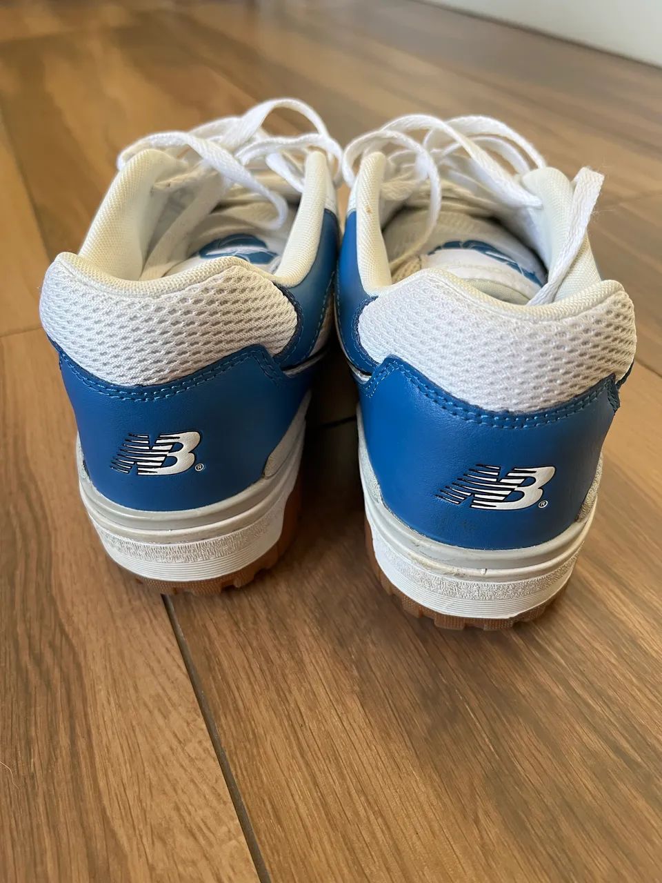 New balance 550 branco e azul 39 - Foto 5