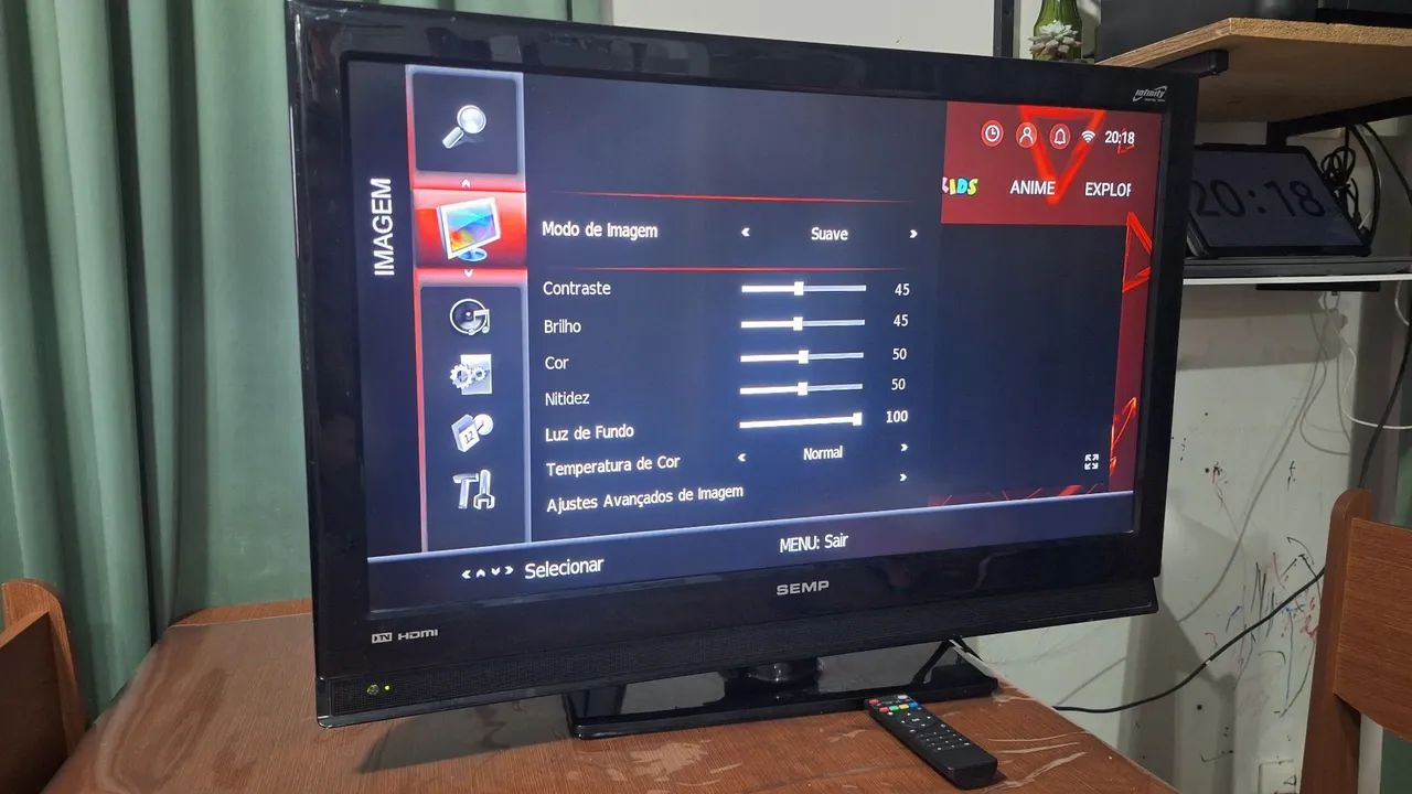 Tv Semp 32 Não é Smart Full HD - Foto 2