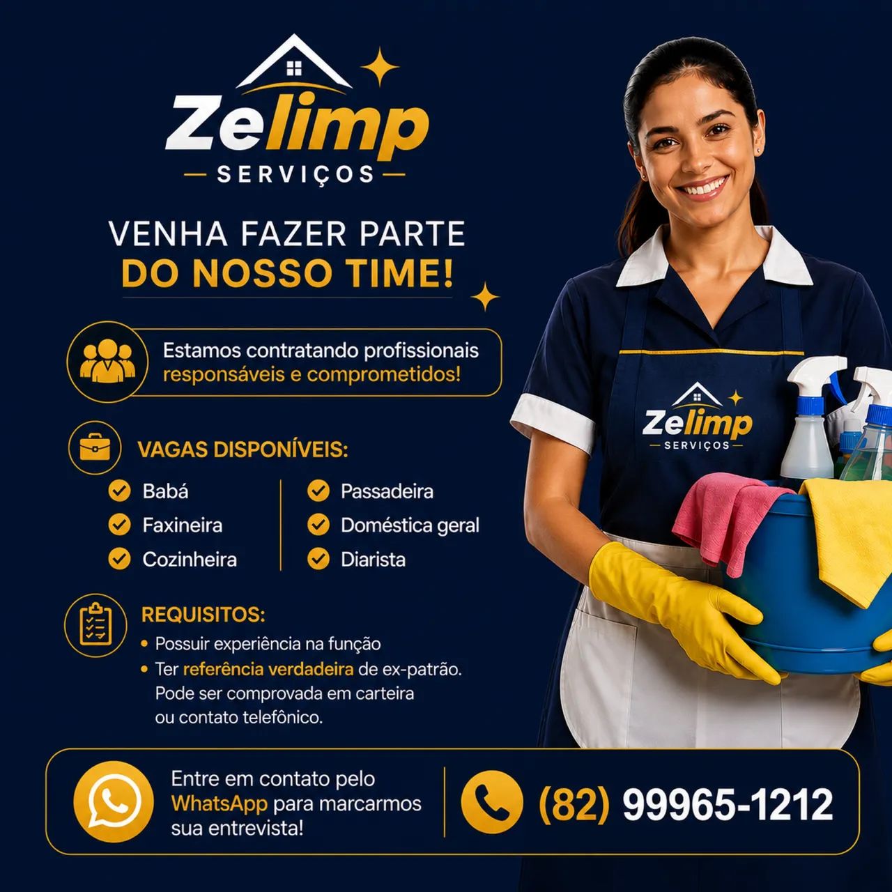 Vaga de domésticas 